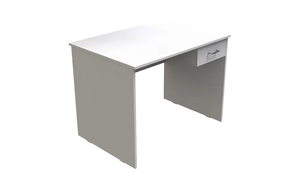 Стол компьютерный Бад Ferrum-decor 750x1000x700 ДСП Белое 16 мм (FRD-104764) - фото 2