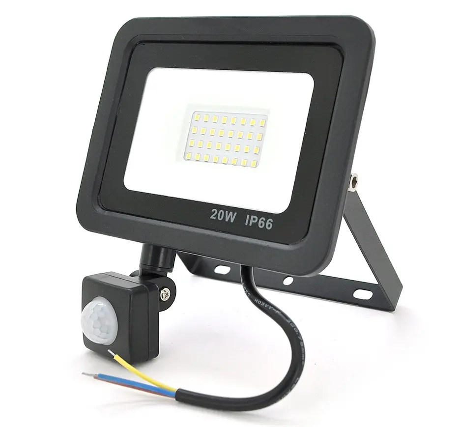 Прожектор LED c датчиком движения Ritar ZBPGGY20 20W, IP66, 7000K