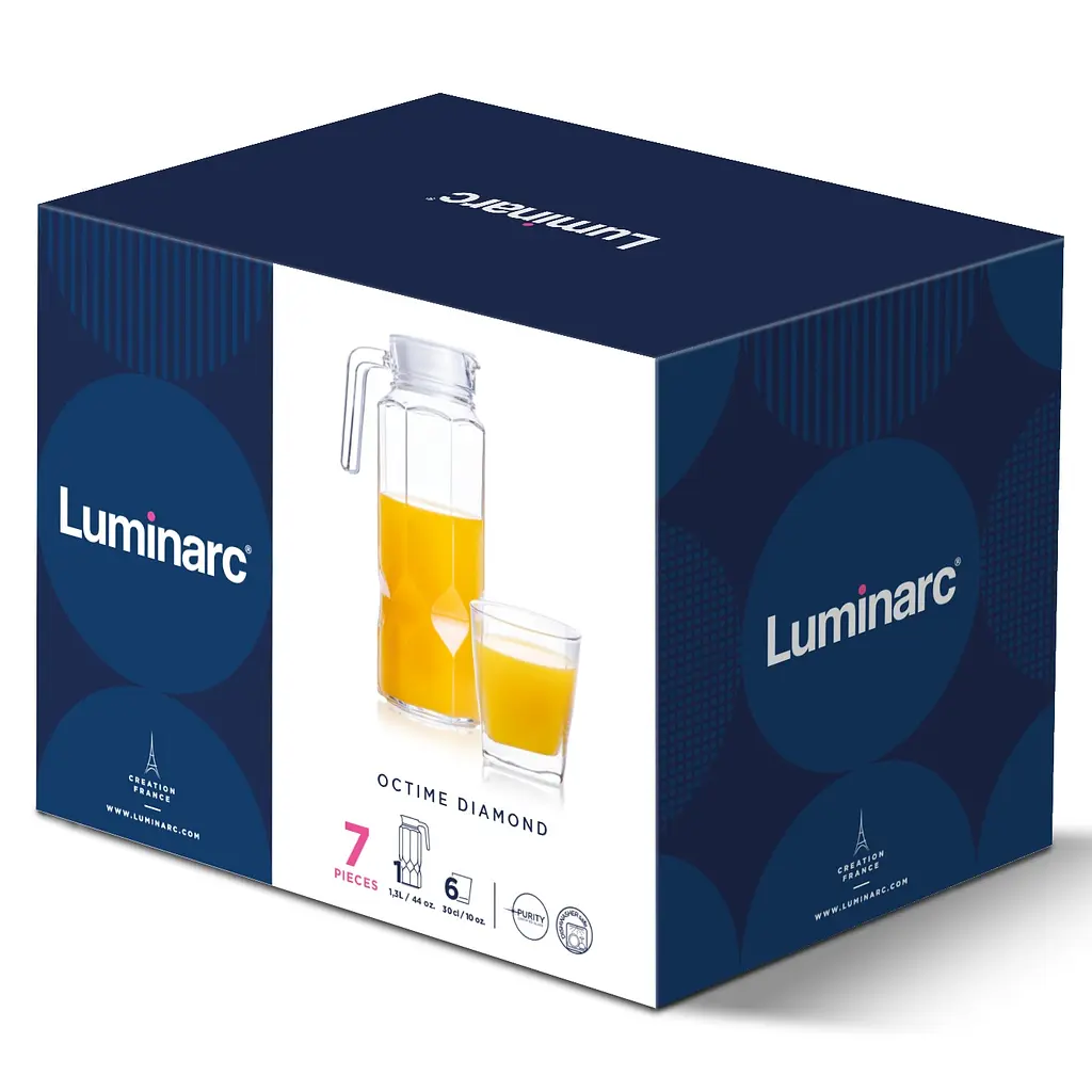Уцінка. Набір для напоїв Luminarc Octime Diamond 7 предметів (X2980) - фото 2