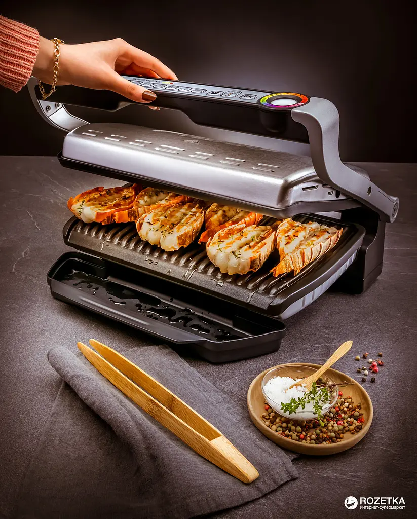 Гриль TEFAL OptiGrill + XL GC722D34 (GC722D34) - фото 20