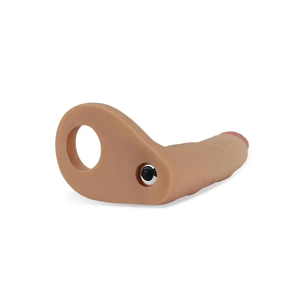 Насадка на член 7 The Ultra Soft Double Vibrating LOVETOYS 66-LV1133 99087 - фото 4