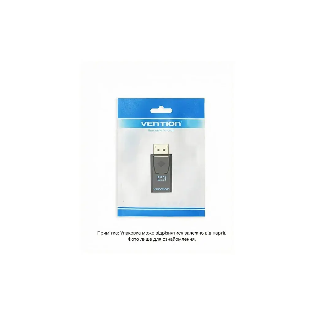 Перехідник DisplayPort M to HDMI F 4K30Hz black Vention (HBMB0) - фото 8