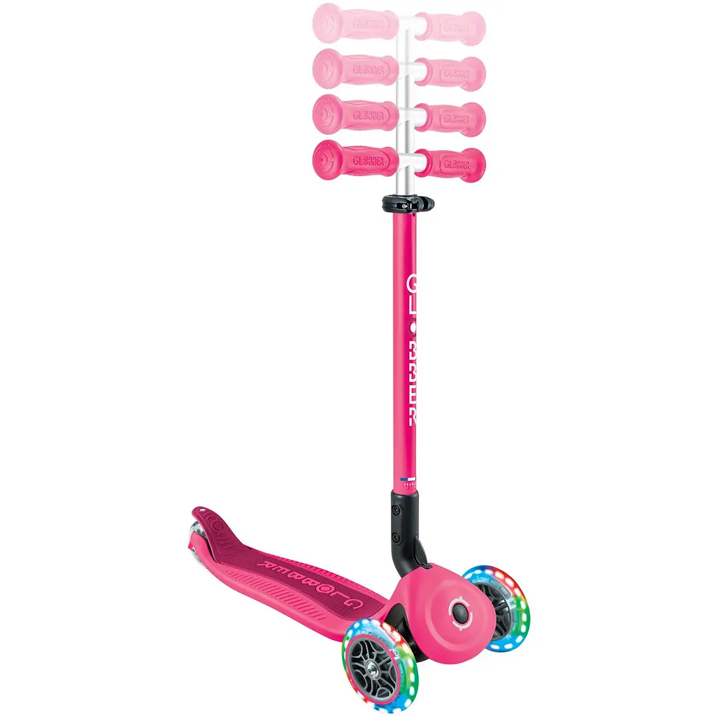 Самокат Globber Go Up Active 1+ до 20/50 кг фісташково-рожевий (744-110) - фото 6
