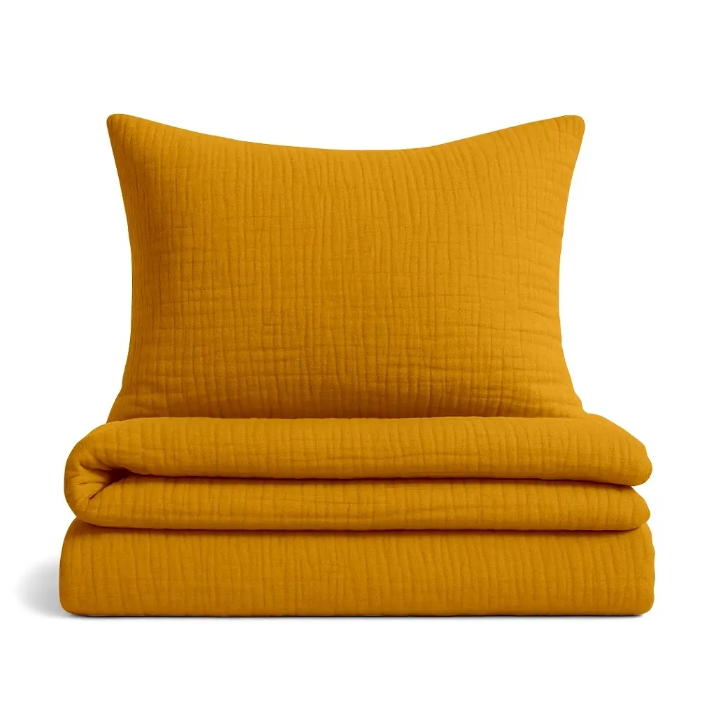 Дитяча постіль Cosas Orange без простирадла муслін 110х140 см (Set_Muslin_0017Orange_140_2)