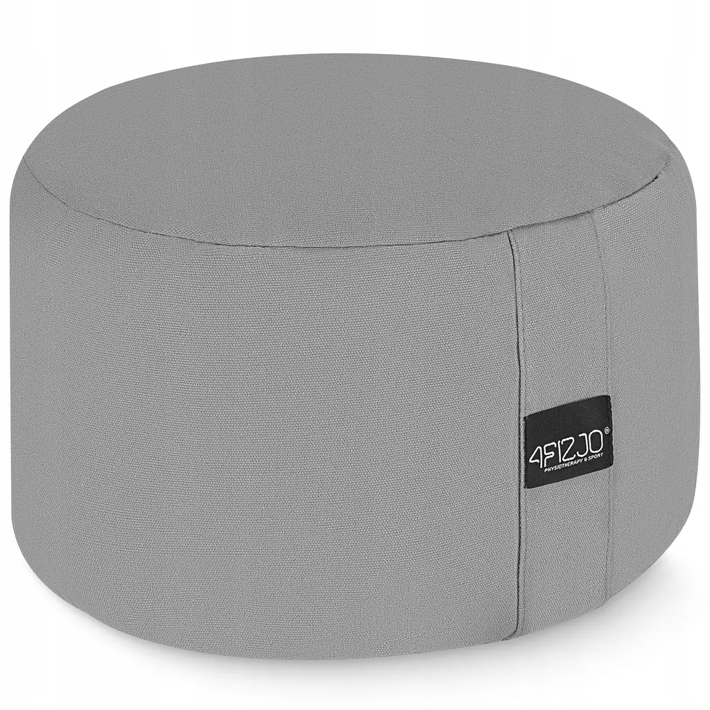 Подушка для йоги та медитації 4FIZJO Zafu кругла 32 x 20 см Grey (P-5907739315533) - фото 1