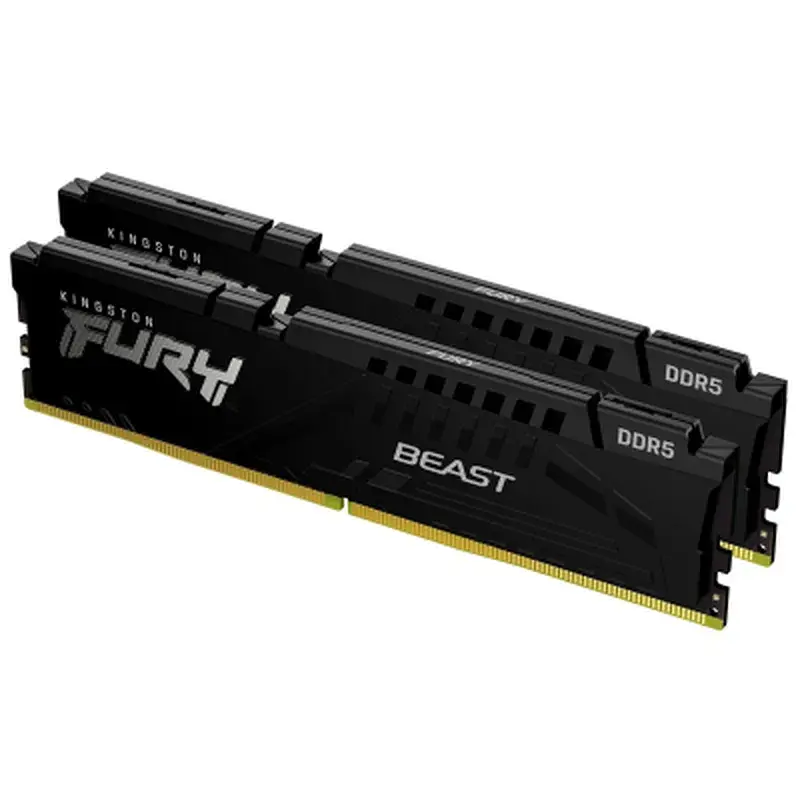 Модуль пам'яті для комп'ютера DDR5 64GB (2x32GB) 5600 MHz Beast EXPO Black Kingston Fury (ex.HyperX) (KF556C40BB2K2-64) - фото 2