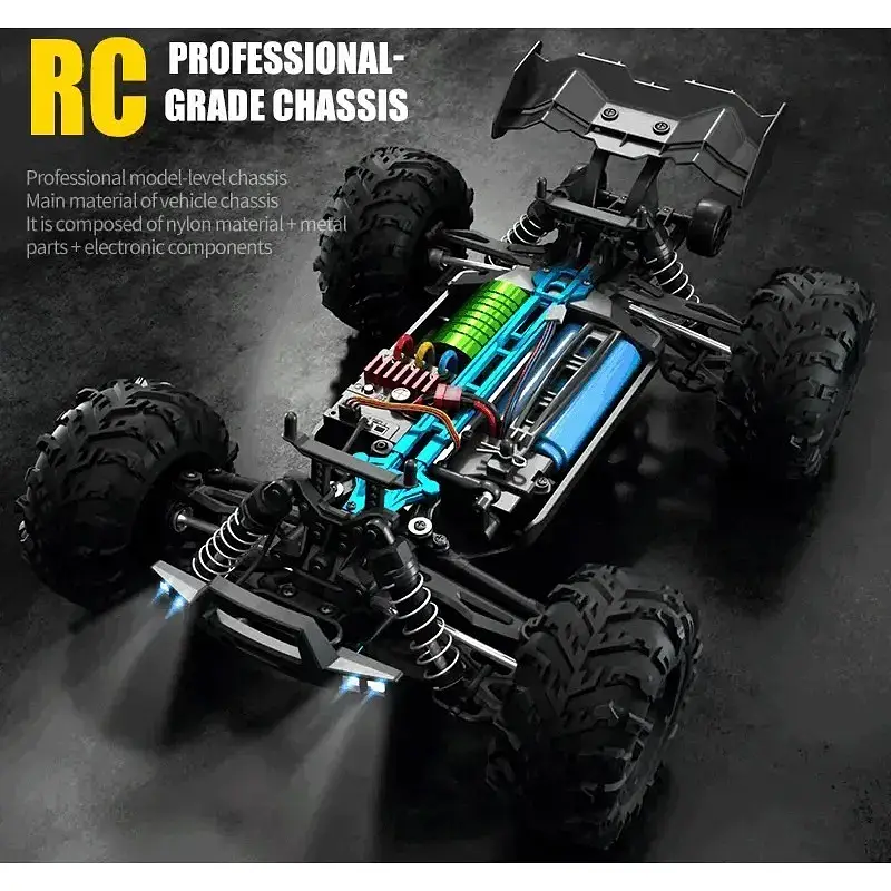 Машинка на радіокеруванні JJRC Q132-B All-wheel Drive SUV Black/Red [119074] - фото 4