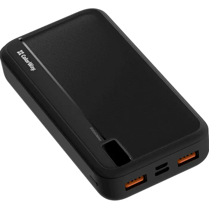 Повербанк ColorWay 20000 mAh 22.5W Black (CW-PB200LPA4BK-PD) - фото 3