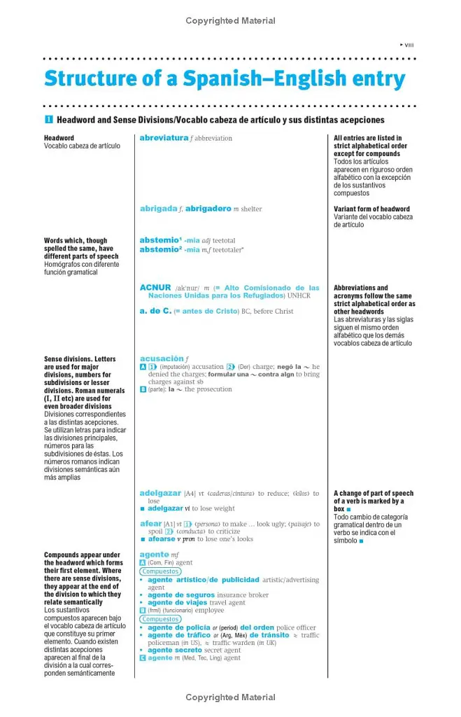 Oxford Concise Spanish Dictionary - - фото 4