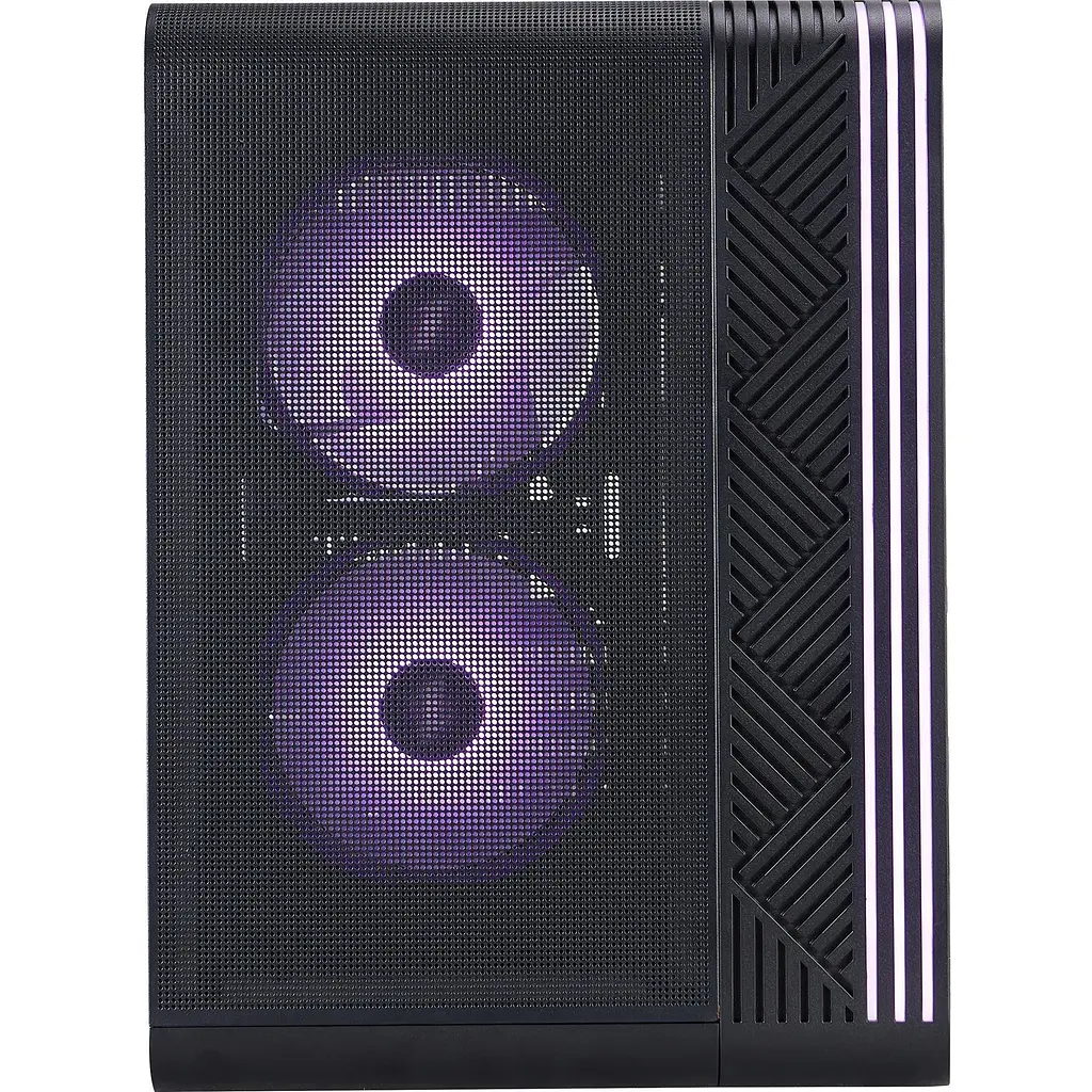 Корпус 1stPlayer VT5-BK-3F7 Black [155741] - фото 3