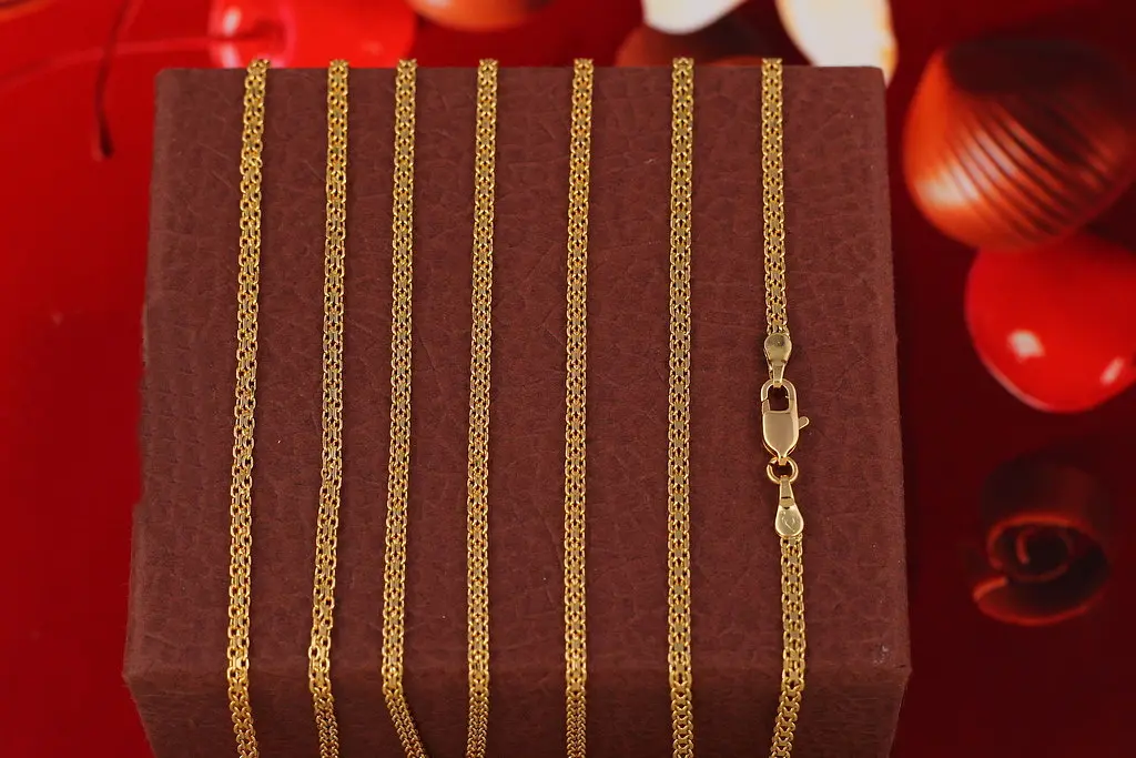 Ланцюг Xuping Jewelry бісмарк 45 см 2 мм золотистий
