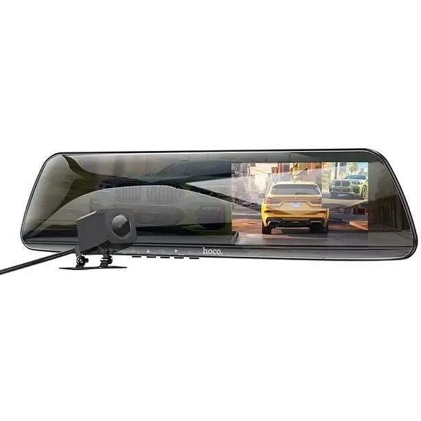 Автомобильный видеорегистратор Hoco DV4 4.5" Серый - фото 2