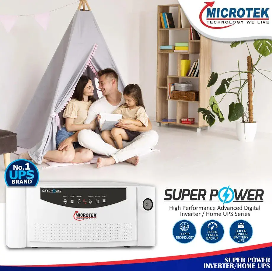 Джерело безперебійного живлення з правильною синусоїдою Microtek Super Power SW900 640W, під зовнішній АКБ 12V, струм заряду 10A - фото 3