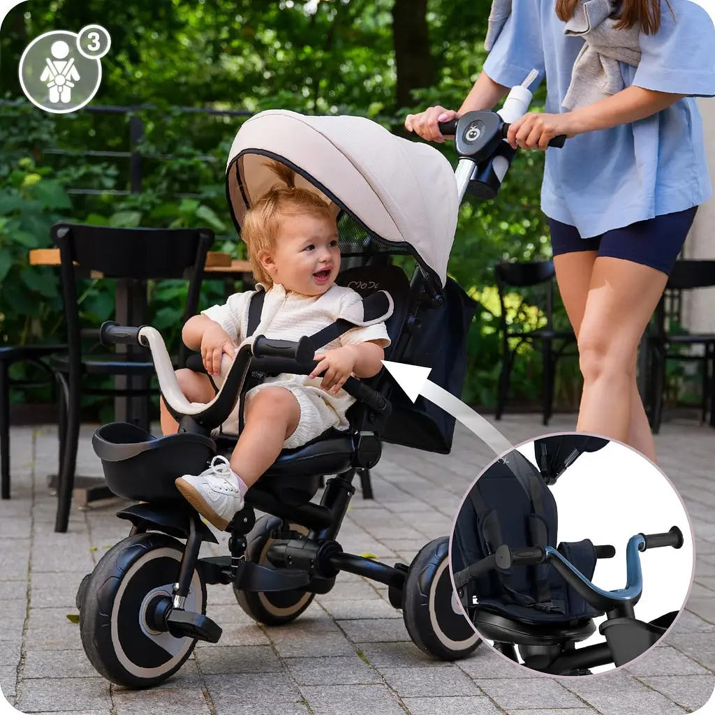 Триколісний велосипед MoMi Ivi Navy Blue (ROTR00014) - фото 11