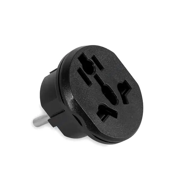 Перехідник мережевий EU Plug Adapter №18 16А Black