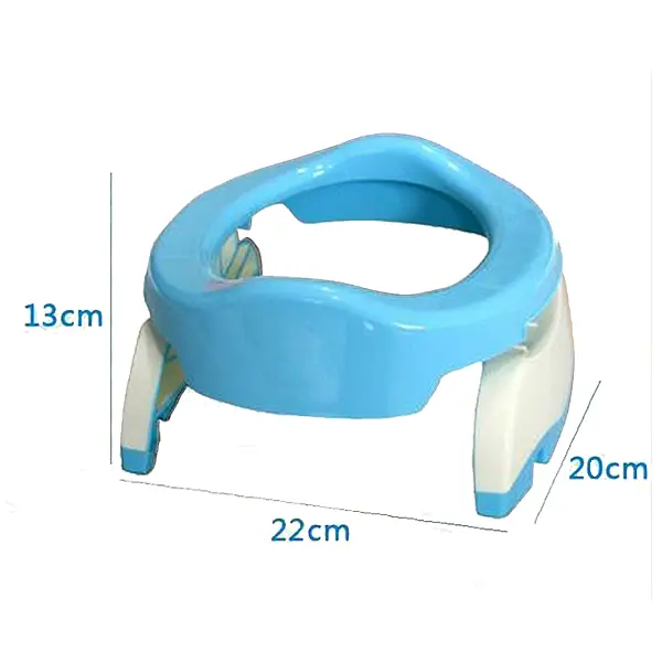 Дитячий дорожній горщик 2in1 Blue - фото 3