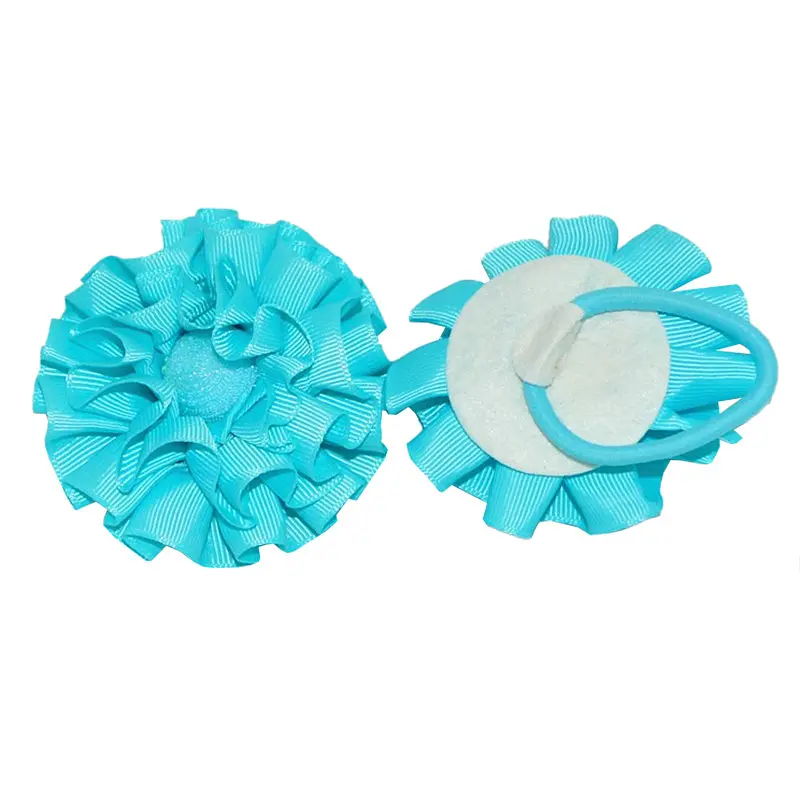 Дитяча резинка для волосся Півонії La-beauty 0108-027, 12 штук - фото 2