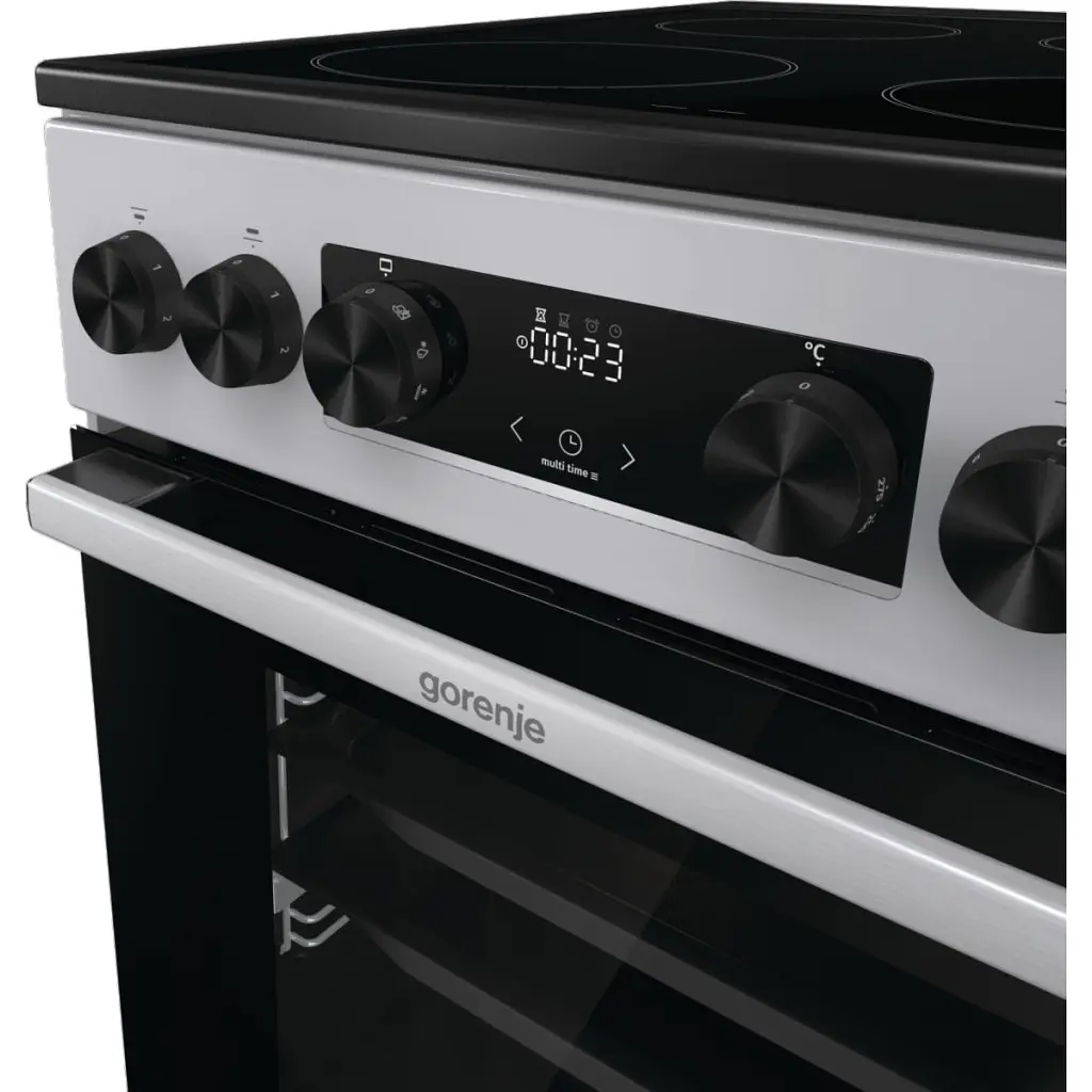 Плита Gorenje GEC5C41SG електрична склокерамічна, 70л, 50x60см, дисплей, прог (GEC5C41SG) - фото 4