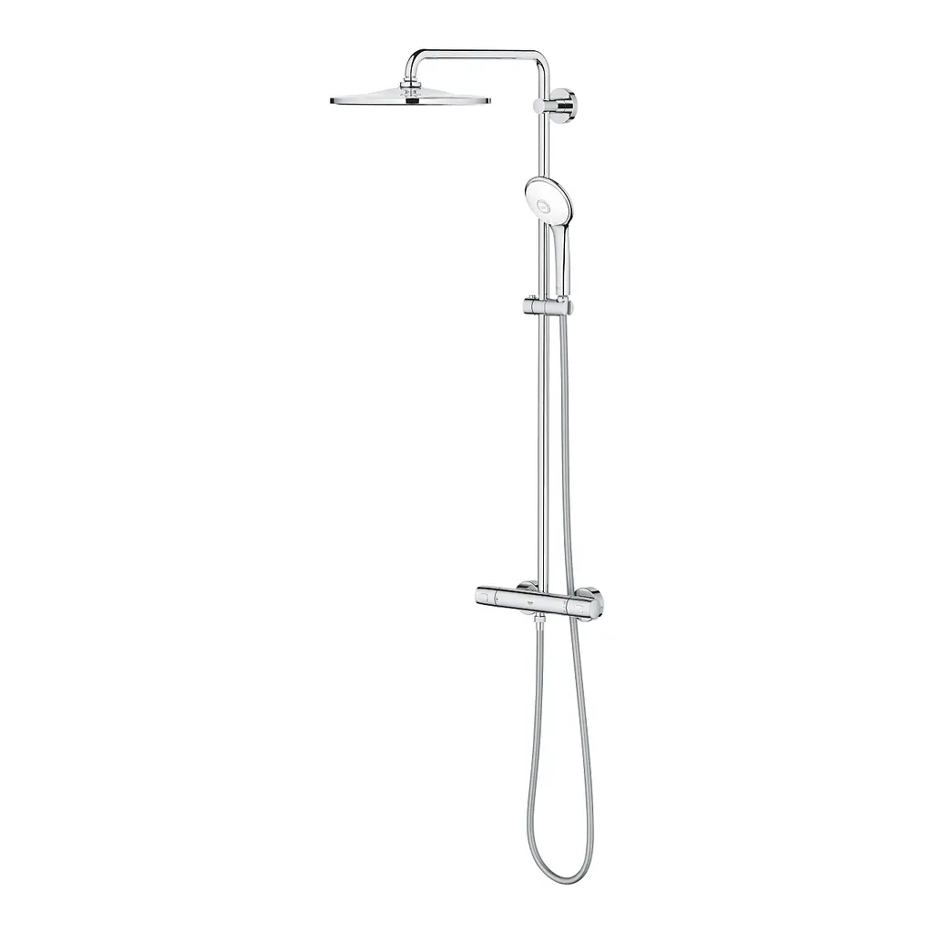 Душевая система с термостатом для настенного монтажа Grohe Euphoria System 310 26075001, Хром - фото 3