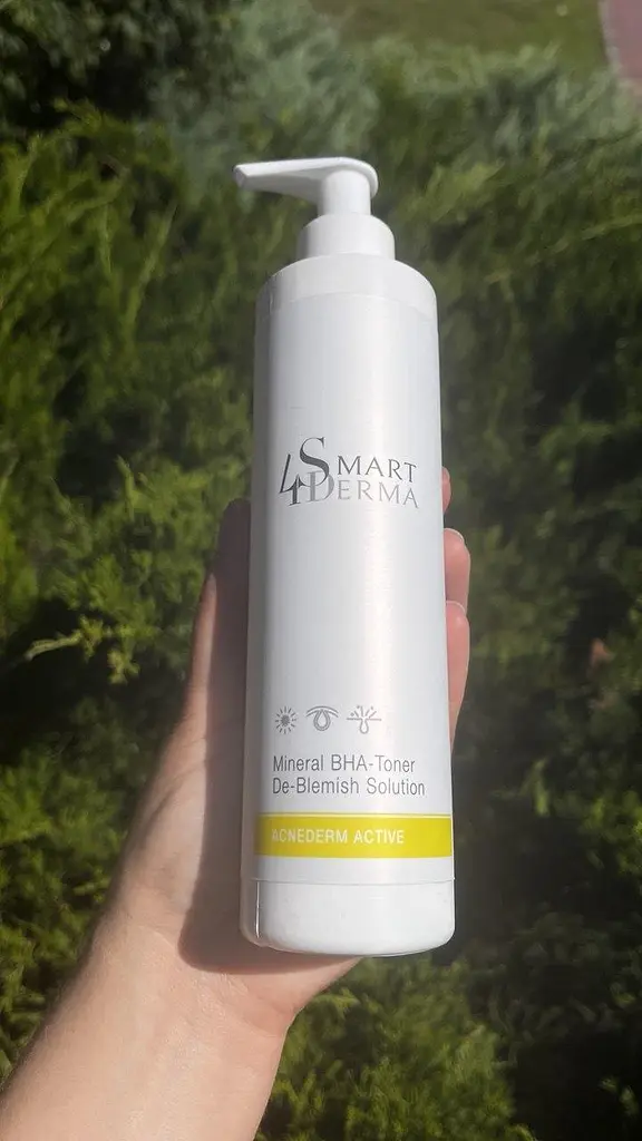 Себорегулюючий тонер для обличчя, Smart4Derma Acne Derm Active мінеральний, 250 мл - фото 4