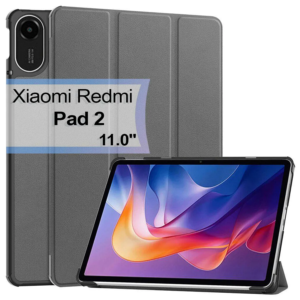 Чехол для планшета BeCover Smart Xiaomi Redmi Pad 2 11.0" Grey (713640) - фото 2