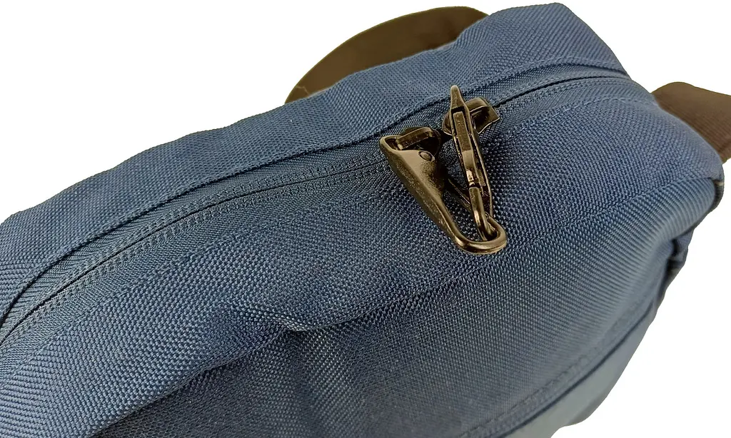 Чоловіча сумка через плече Антизлодій з Rfid захистом LS Синя - фото 7