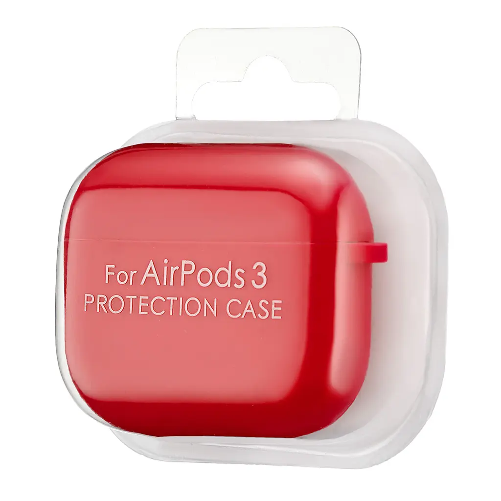 Чохол Silicone Case 2,5mm with microfiber for AirPods 3 Red - фото 2