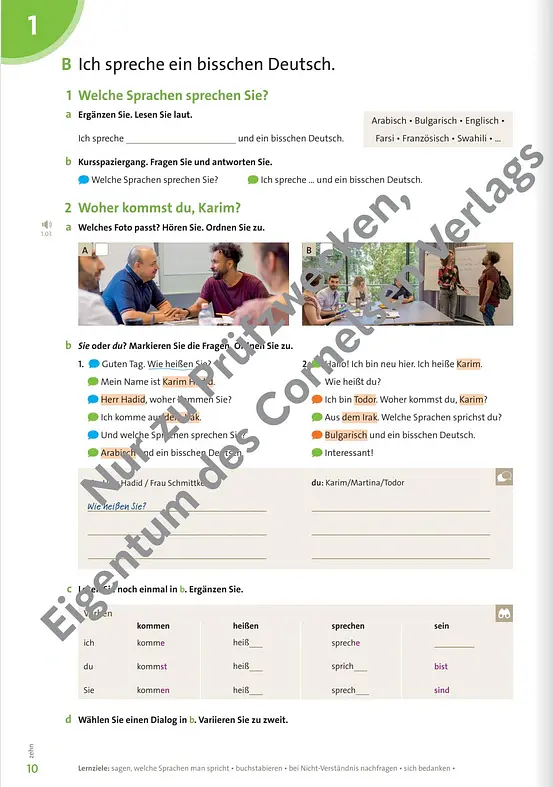 Treffpunkt international A1.1: Kurs- und Ubungsbuch inkl. E-Book und PagePlayer-Ap - Юлія Герцбергер - фото 4