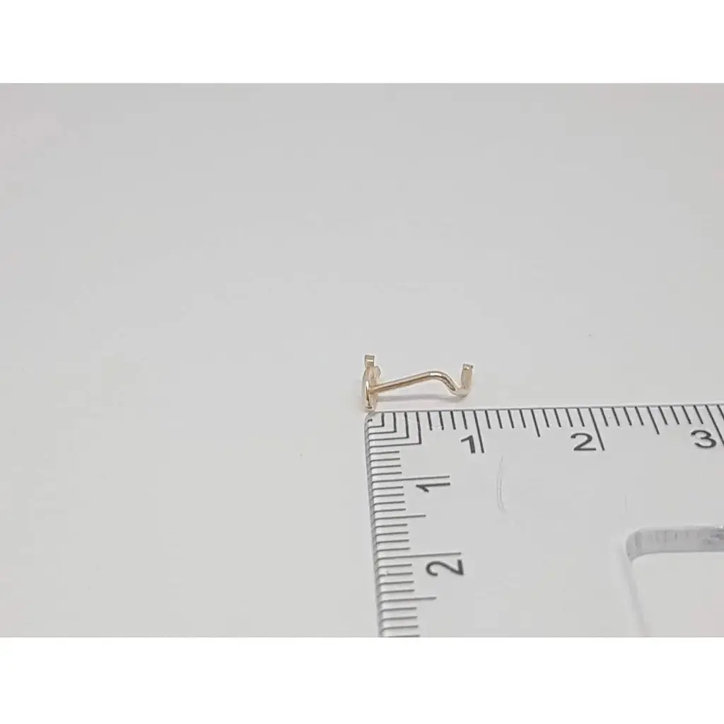 Золотая серьга-пирсинг в нос Dear. 1034 - фото 4