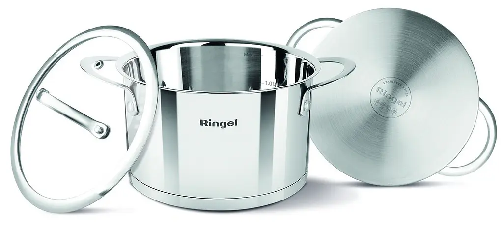 Каструля RINGEL Fusion 20 см 3.6л нержавіюча сталь ㅤ ㅤ - фото 4