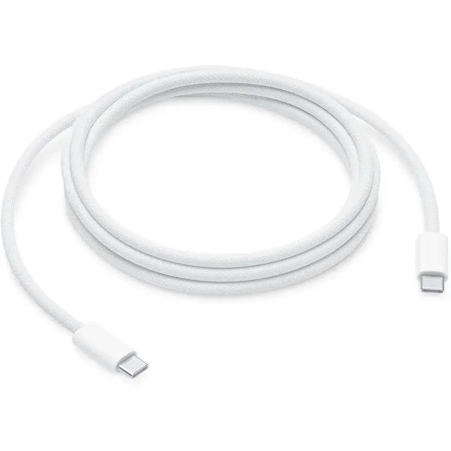 Зарядний пристрій DK 96W USB-C Power Adapter + кабель 2 м Woven для Apple MacBook white - фото 6