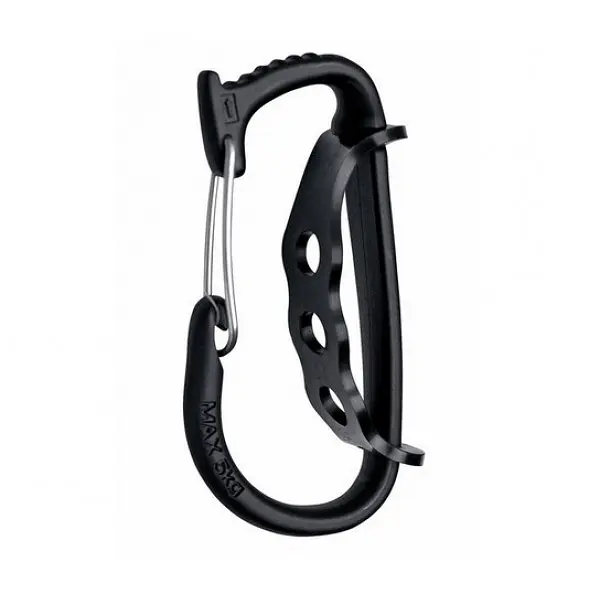 Карабин пластиковый Singing Rock Porter Plastic Carabiner Черный - фото 2