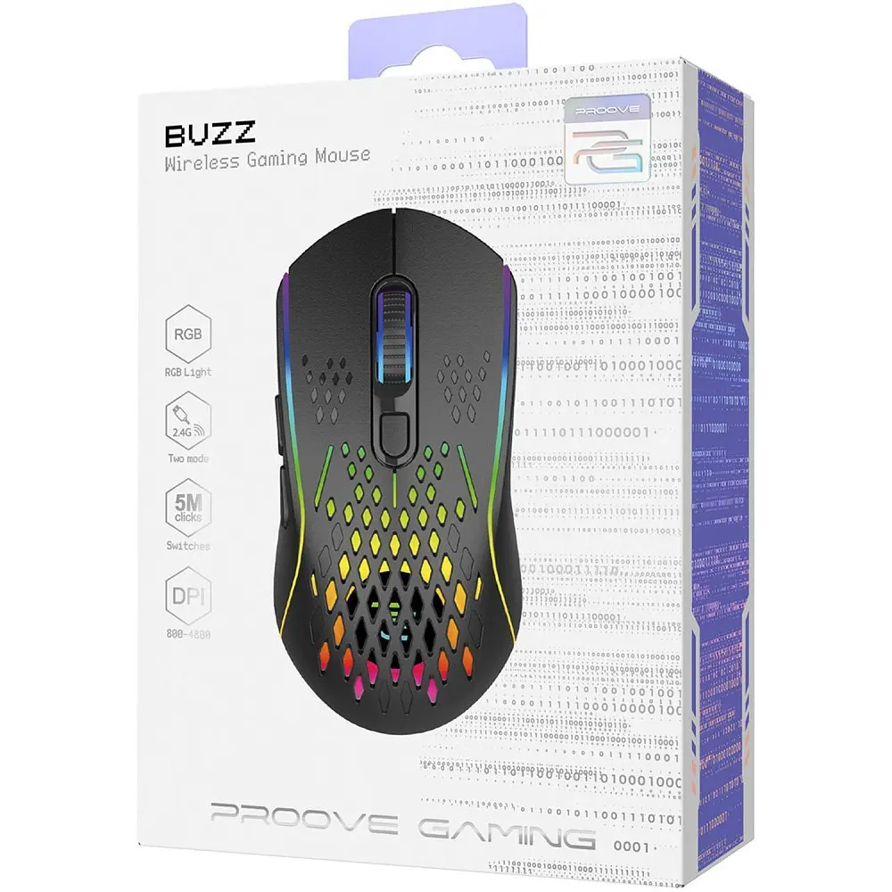 Бездротова ігрова миша Proove Gaming Buzz, в асортименті - фото 2