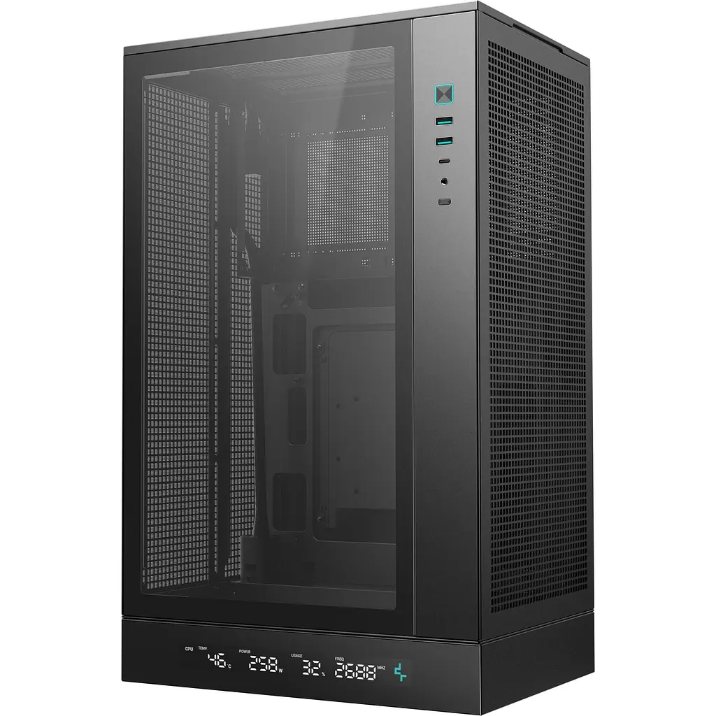 Корпус Deepcool CH270 Digital Black (R-CH270-BKNDM0-G-1) [146732] - фото 2