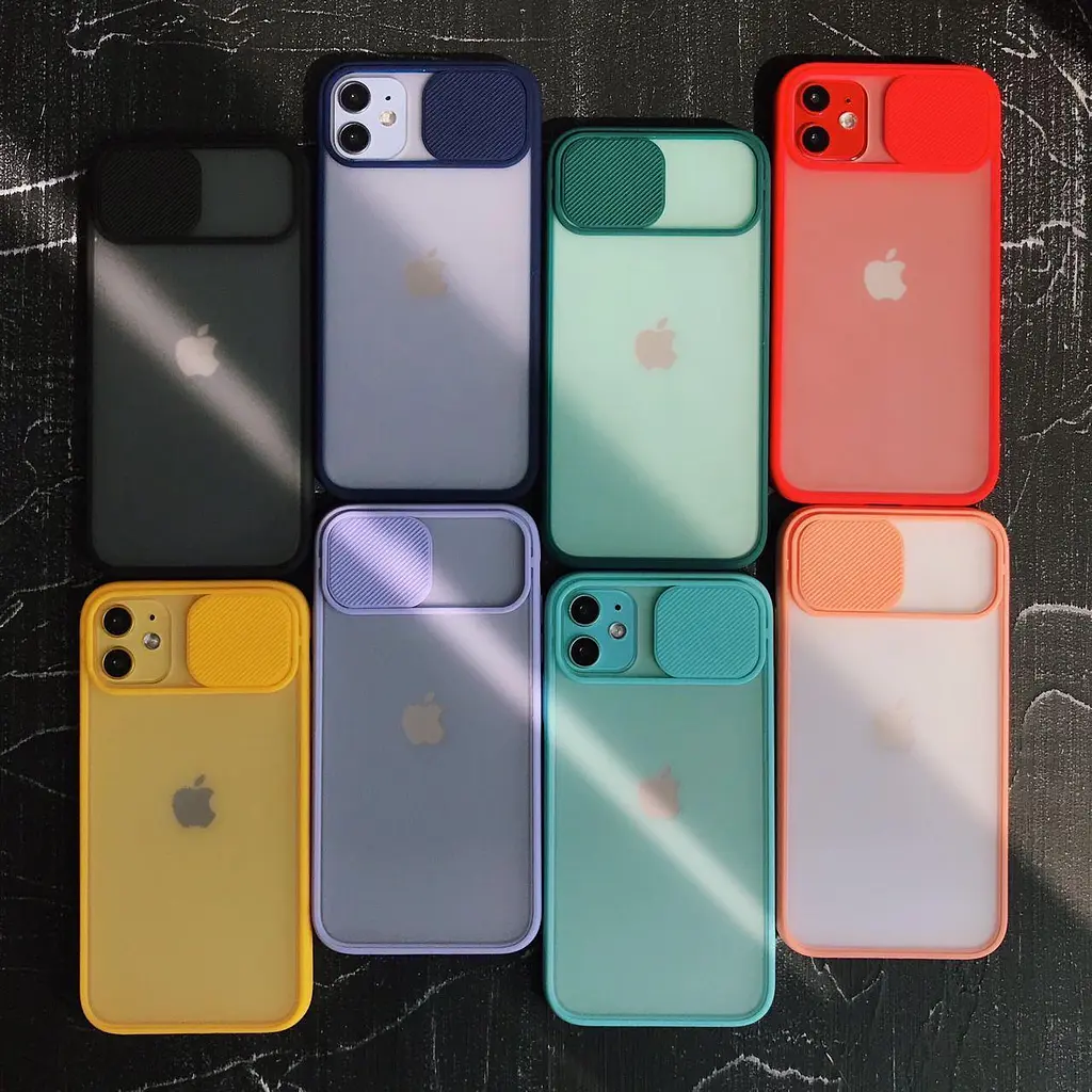 Чехол накладка iPhone 11 X 8 с защитой камеры Camera Matte Case - фото 3