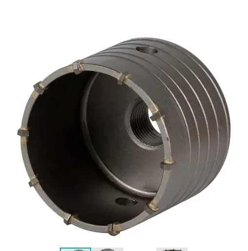 Коронка по бетону Grad Ø80 × 70 мм 10 зубців (тубус) (1514115)