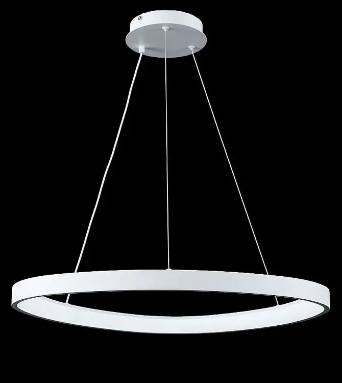 Люстра стельова LED Splendid Ray L2550/650/1, 1 лампа, 40-140 см, білий, з пультом, сучасний стиль - фото 2