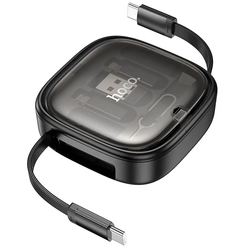 Дата кабель Hoco U140 with cable set 5in1 60W (0.95m) Black - фото 2