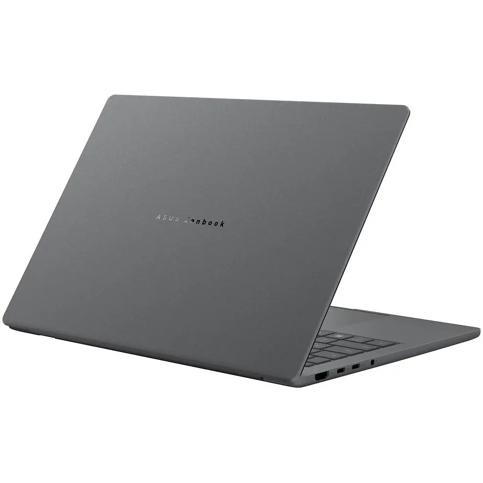 Ноутбук ASUS Zenbook A14 UX3407RA с процессором Snapdragon X Elite X1E 78100 pana la 3.4GHz, 14''. WUXGA, OLED, 32GB LPDDR5X RAM, 1TB SSD, Qualcomm® Adreno™ GPU, Windows 11 Pro, Iceland серый - фото 14