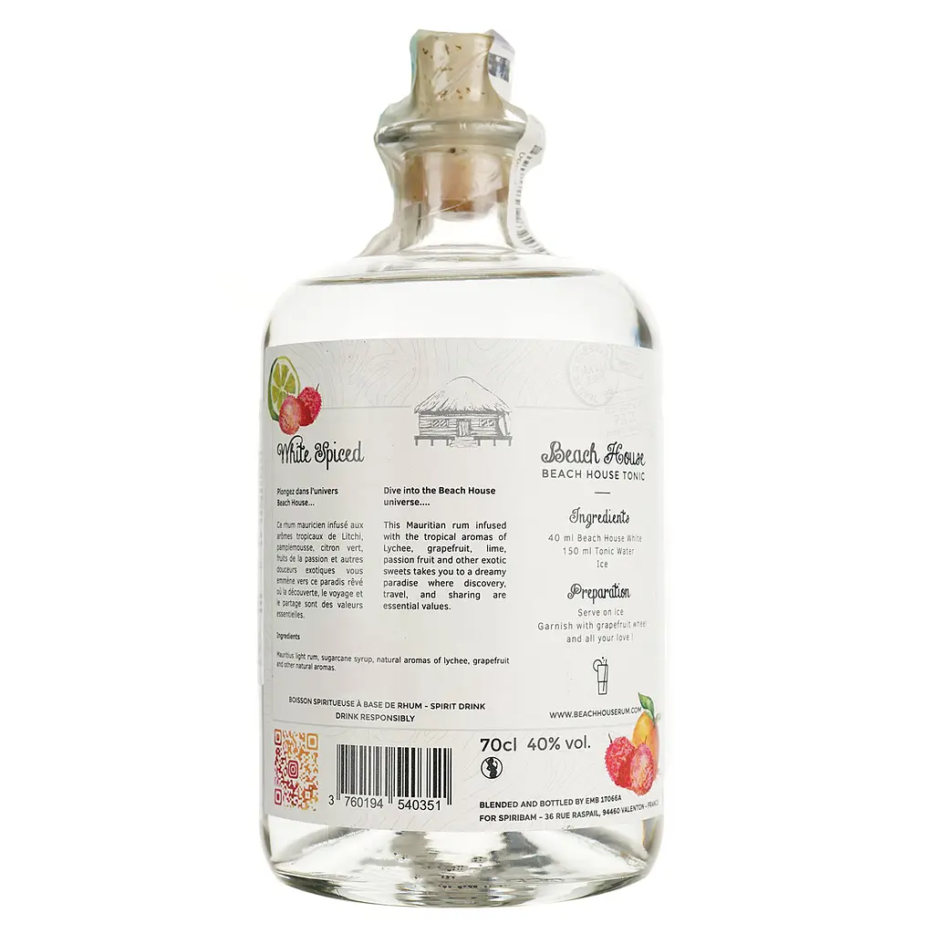 Ром Beach House White Spiced Mauritius, 40%, 0,7 л - фото 4