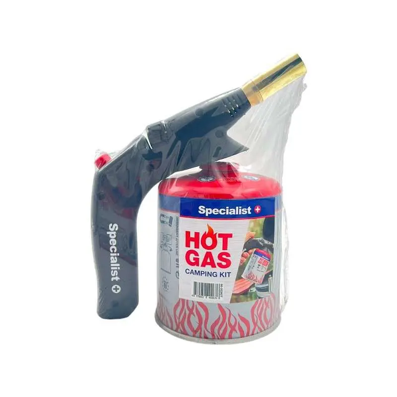 Комплект: пальник газовий Specialist+ з п'єзопідпалом + баллон Пропан/Бутан 25/75%, 450 г (68-003KIT) - фото 2