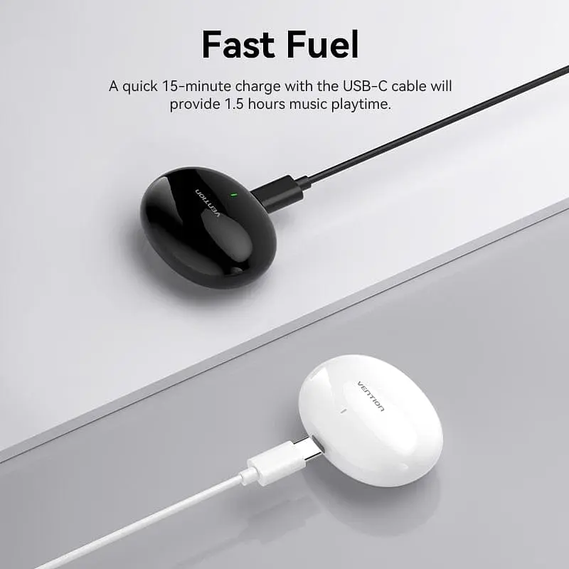 Навушники TWS Vention Elf Earbuds E01 Blue - фото 2