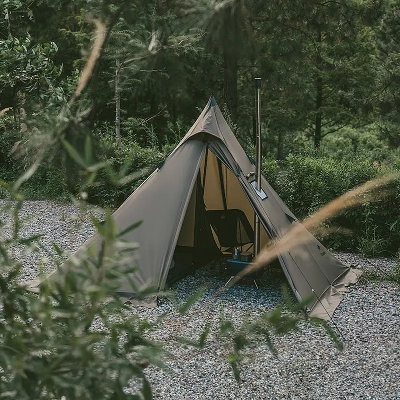 Намет Naturehike CNK2300ZP025 із гострою верхівкою коричневий - фото 2