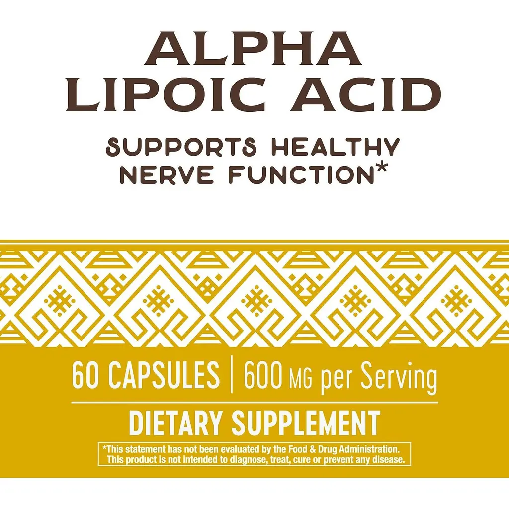 Альфа-ліпоєва кислота Nature's Way Alpha Lipoic Acid 60 капсул - фото 7
