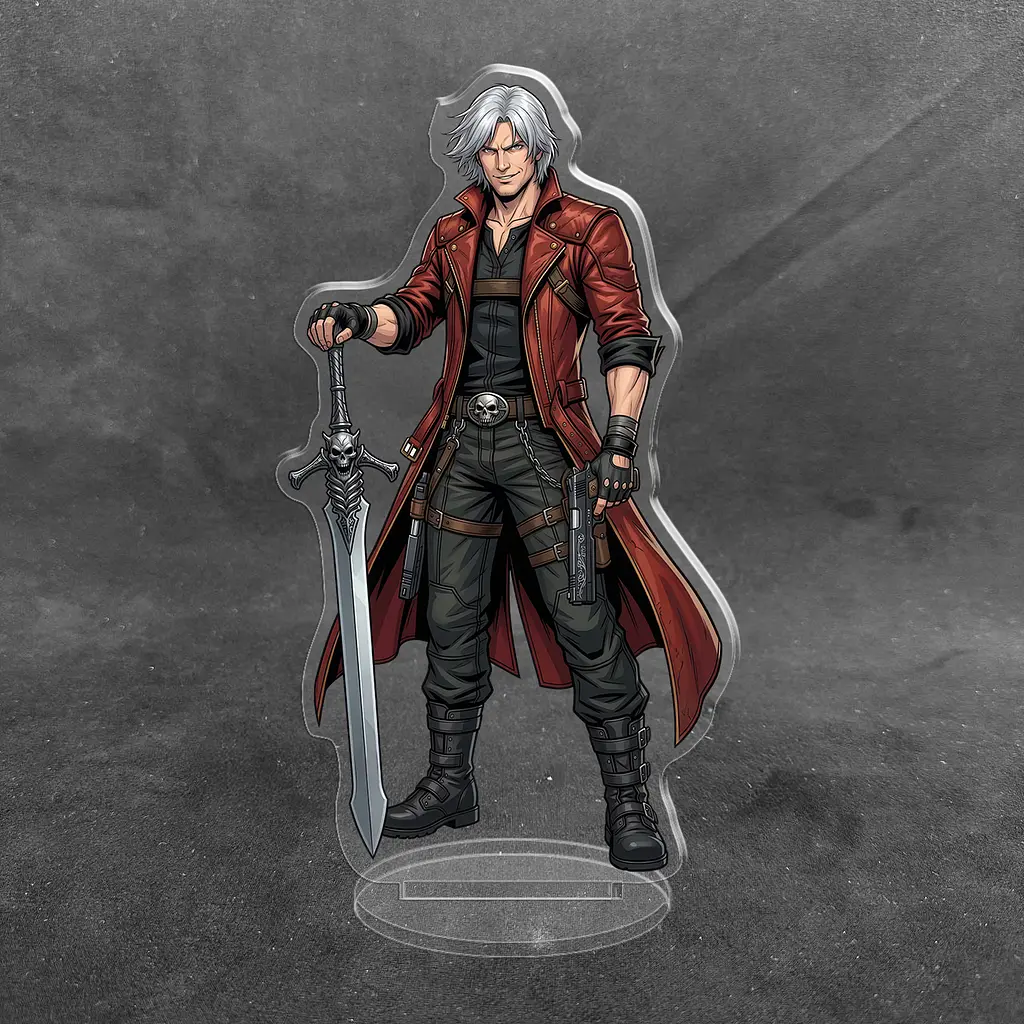 Акрилова колекційна фігурка Аніме: Devil May Cry Данте 15 см - фото 2