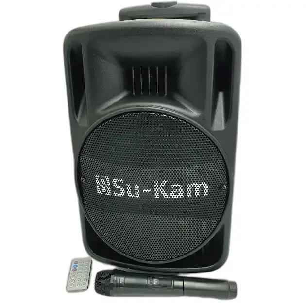Портативна колонка Su-Kam BT 100D + 1 бездротовий мікрофон (12v/220v) - фото 3