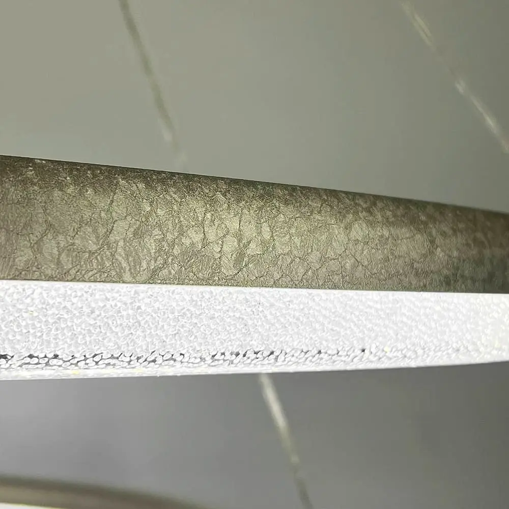 LED люстра подвесная в двойном кольцевом корпусе Ø 65+83 см Line F | Ст. MJ342-800+600 Ice Flower Silver - фото 2