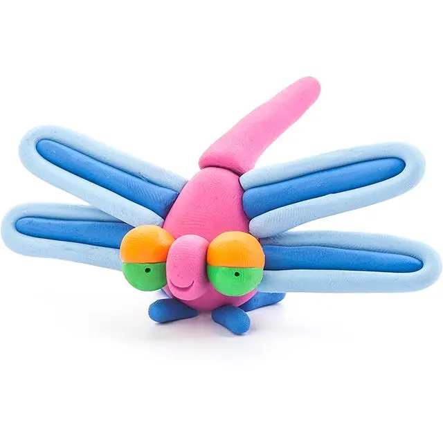 Набор самозатвердеющего пластилина Липака Насекомые Стрекоза (30065-UA01) - фото 3