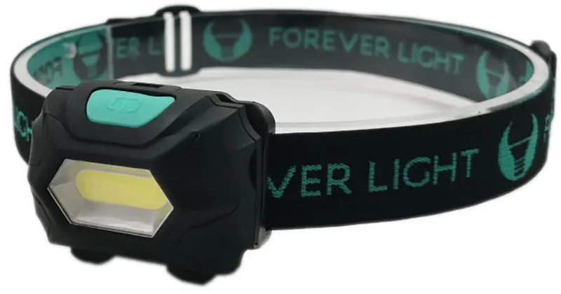 Ліхтар налобний Forever Light Basic COB 3W 135lm 3 x AAA Black - фото 2