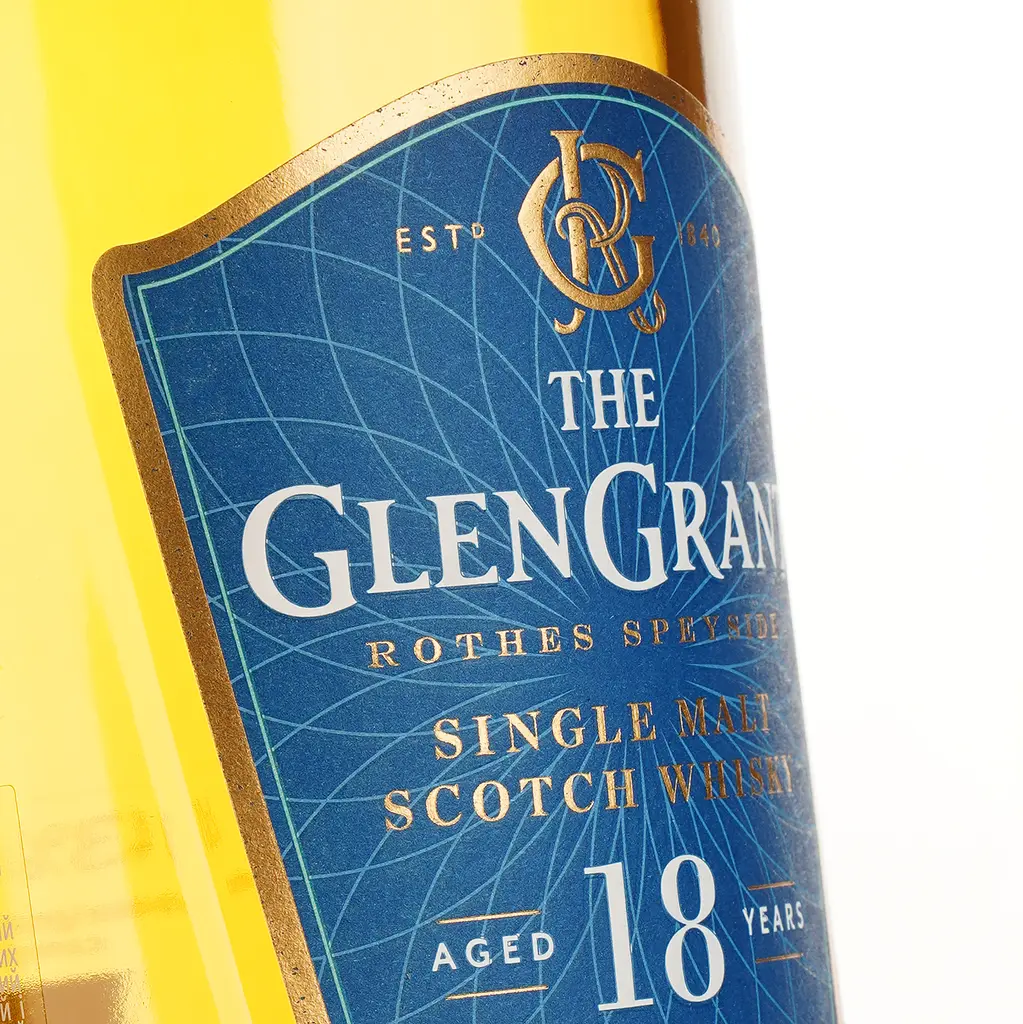 Виски Glen Grant 18 yo Single Malt Scotch Whisky 43% 0.7 л - фото 4